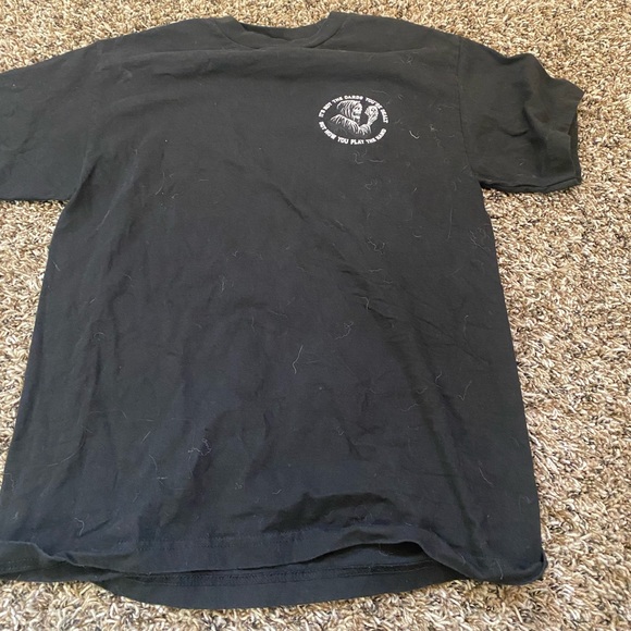 Black Last Call Co. Men's T-shirt size medium. Worn once and in great condition - Picture 1 of 3